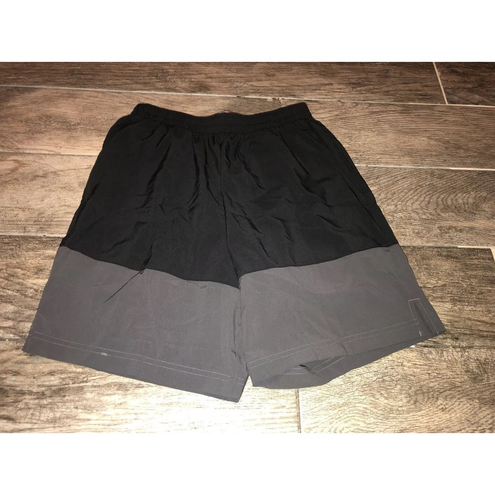 Champion Men's Size Small Lined‎ Athletic Shorts Pull On BLACK GRAY